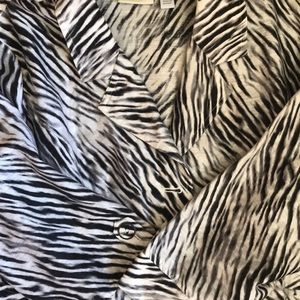 Women’s animal print 3/4 sleeve jacket